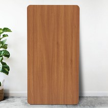 LPM 아카시아 라운드 와이드 접이식 테이블 1200 x 600 mm, 혼합색상