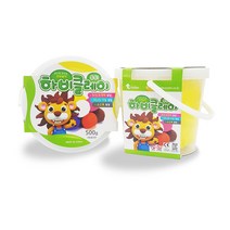 토단교재 하비클레이 2p, 노랑, 500g