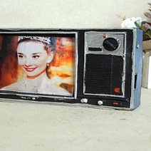 탑시가 수지재질 TV모형 오브제, 혼합색상