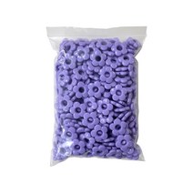 파티드레싱 도매 캔디컬러 동그란 꽃잎 비즈 250g, 보라, 1개