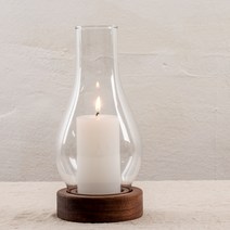 호야 원목 캔들홀더 원형