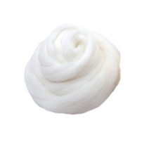 위빙 / 마크라메 재료 펠트실 50g, 21 화이트, 1개