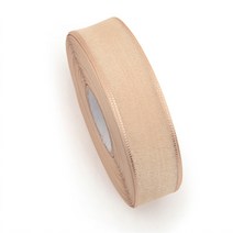 포장넷 펄샤인 오간디 리본끈 15mm x 45m, 03 베이지
