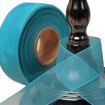 기본 오간디 리본 15mm, 옥색, 45m