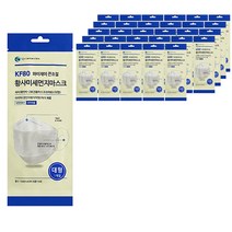 와이제이씨 끈조절 2보건용 마스크 화이트 대형 KF80, 1개입, 30개