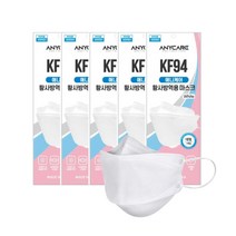 애니케어 황사방역용 마스크 대형 KF94 화이트, 1개입, 50개