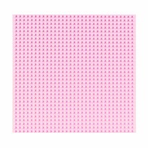 토이다락방 WANGE 레고 놀이판 32x32칸 25.5 x 25.5 cm, 핑크