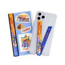 하이루프 디즈니 클래식 타이틀 폰스트랩, 1개, 스티치 서핑(D_031)