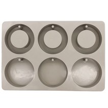 로로 석고 방향제 실리콘 몰드 라운드 원형 6구