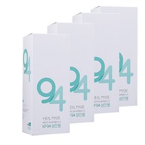 힐메이드 황사 방역용 마스크 성인용 대형 KF94, 4개, 25개입