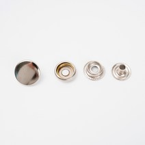 링도트 스냅단추 15mm 세트, 실버, 50세트