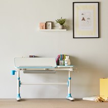 위드그로우 스마트 2.0 높낮이 각도조절 책상 1160 방문설치, 블루, 1개