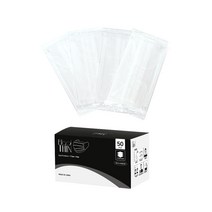 블랙딘 개별포장 일회용 마스크 화이트, 50개입, 1개