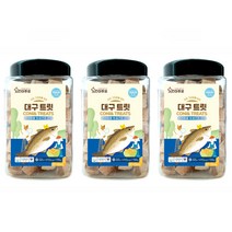 주오 강아지 간식 대구 트릿 100g, 3개