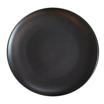 코지테이블 파스텔 벤자민 무광 디저트 접시, 블랙