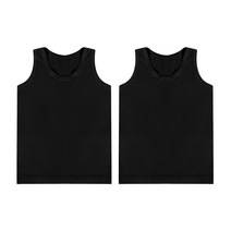 씨엘스토리 아동용 인견 스판 민소매 런닝 2p