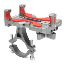 리젠스 360도 회전 CNC 알루미늄 자전거 휴대폰 거치대 RCL01, 티타늄, 1개