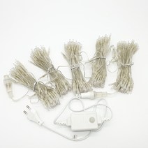 무뚜기 전구 줄조명 투명선 300구 DC24V LED, 4색컬러