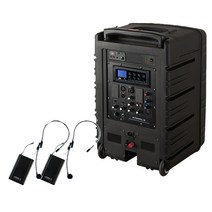 카날스 충전식 블루투스 이동형 앰프 스피커 300W 20cm + 헤드셋 2p, BK-882N(스피커)