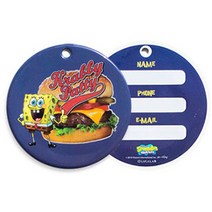 루카랩 스폰지밥 네임택, 네이비, 2개