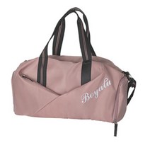 운동 숄더백 + 스트랩, 레터링 핑크