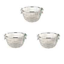 덕흥공업사 원형 소쿠리 고운망 3단 2호 3p, 혼합색상