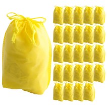 부직포 복주머니 더스트백 20 x 27 cm 25p, 옐로, 1개