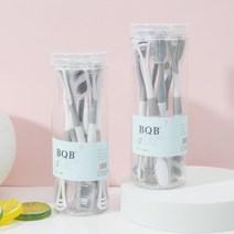 라니핏 소프트 하이브리드 극세사 칫솔 그레이형 4종 x 2p, 3세트, 24개