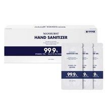 맨허스트 에탄올 70퍼센트 일회용 손소독제 100p, 200ml, 1개