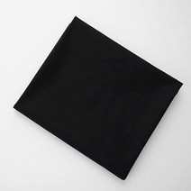 코튼빌 30수 무지 오가닉 크라운, 블랙