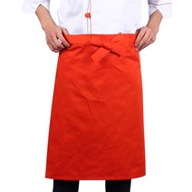 허리 앞치마 AE21, 오렌지, 1개