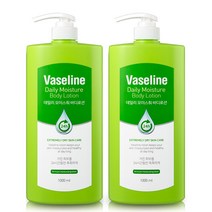 바세린 24h 고보습 대용량 바디로션 데일리 모이스춰, 1000ml, 2개