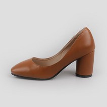 언니구두 여성용 말랑 스퀘어 펌프스힐 7cm