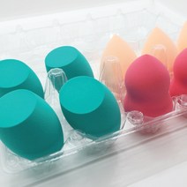 뷰티럽 대용량 논라텍스 사선 메이크업 스펀지 3종 10p 세트, 랜덤발송, 1세트