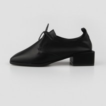 여성용 가죽 에지디오 스퀘어 로퍼 4cm