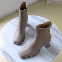 사각코 민자 앵클부츠 7cm fr4043