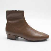 여성용 스판 미들힐 지퍼 앵클부츠 4cm 113