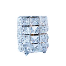 마켓레브 장식용 메이크업 브러쉬 통 실버 12 x 10.5 cm, 1개