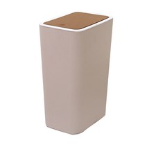 가정용 밀폐형 냄새차단 쓰레기통, 05 베이지, 1개