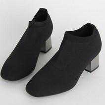 쿠키세븐 사각굽 니트 부티힐 P8394