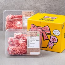 도뜰 무항생제 인증 듀록 눈꽃 삼겹살 500g + 눈꽃 목심 500g 간편 선물세트 (냉장), 1세트