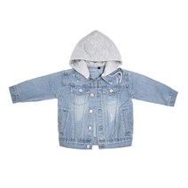 트리베어 아동용 데님 후드 청자켓
