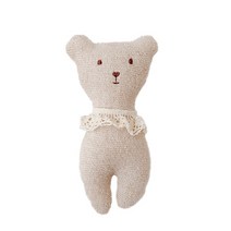 마롤로뜨 돗투돗 신생아 애착인형 딸랑이, 곰랑이 베이지