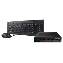 레노버 미니PC ThinkStation P350 Tiny-30EFS00100 (i7-11700 WIN미포함 RAM 8GB NVMe 256GB) + 무선 키보드 + 무선 마우스, 기본형