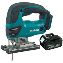 마끼다 18V 충전 직쏘기 직소기 베어툴 DJV180Z + 5.0Ah 배터리 BL1850B, 1개