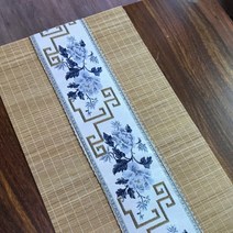 대나무 티 매트 테이블러너, 13 아이보리, 30 x 90 cm