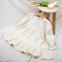 위시키즈 여아용 로맨틱 레이스 우븐원피스