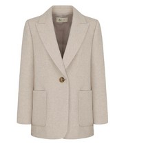 케이엘 여성용 오픈 포켓 피크드 재킷