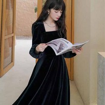 민성컴퍼니 임산부 하객 벨벳 원피스