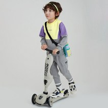 컬리수 아동용 컬러 배색 맨투맨티 C221TSG81P